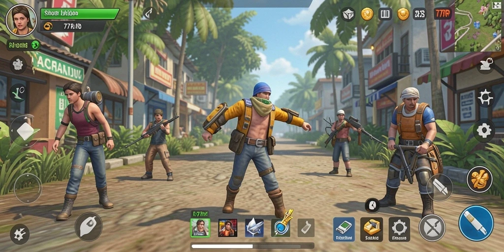 Screenshot gameplay <strong>77RP</strong> menunjukkan pengalaman simulasi yang mendalam.