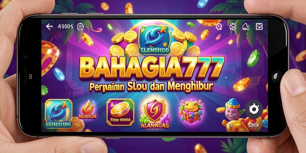 Tampilan permainan Slot BAHAGIA777 yang menarik dan penuh warna.