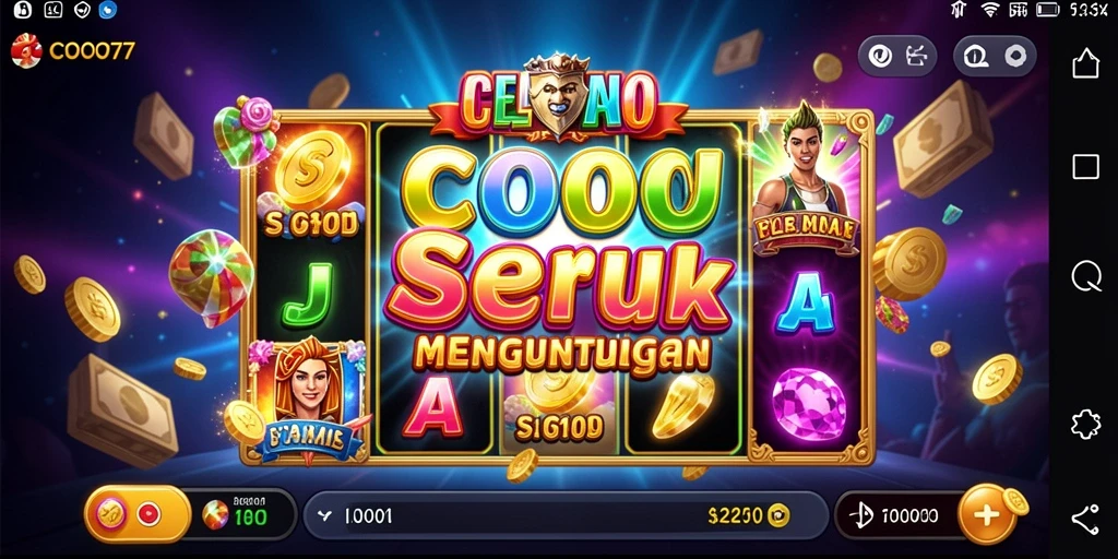 Tangkapan layar menampilkan gameplay seru dari permainan Slot COO77.