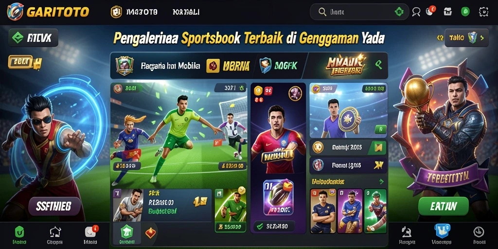 Tampilan GARITOTO dengan berbagai opsi taruhan olahraga yang menarik.