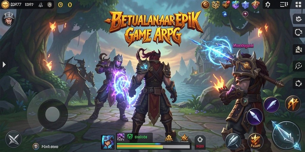 Tampilan menarik dari gameplay ARPG yang mendebarkan.