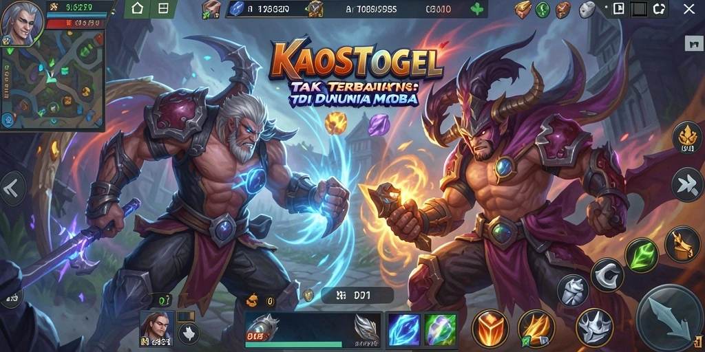 Tampilan gameplay seru dalam KAOSTOGEL yang penuh strategi.