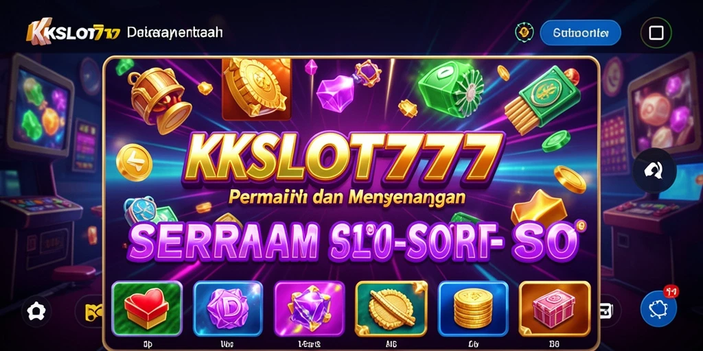 Tampilan menarik dalam permainan slot KKSLOT777.