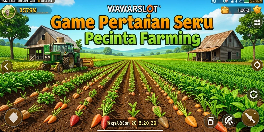 Tampilan gameplay seru di dunia pertanian WAWARSLOT.